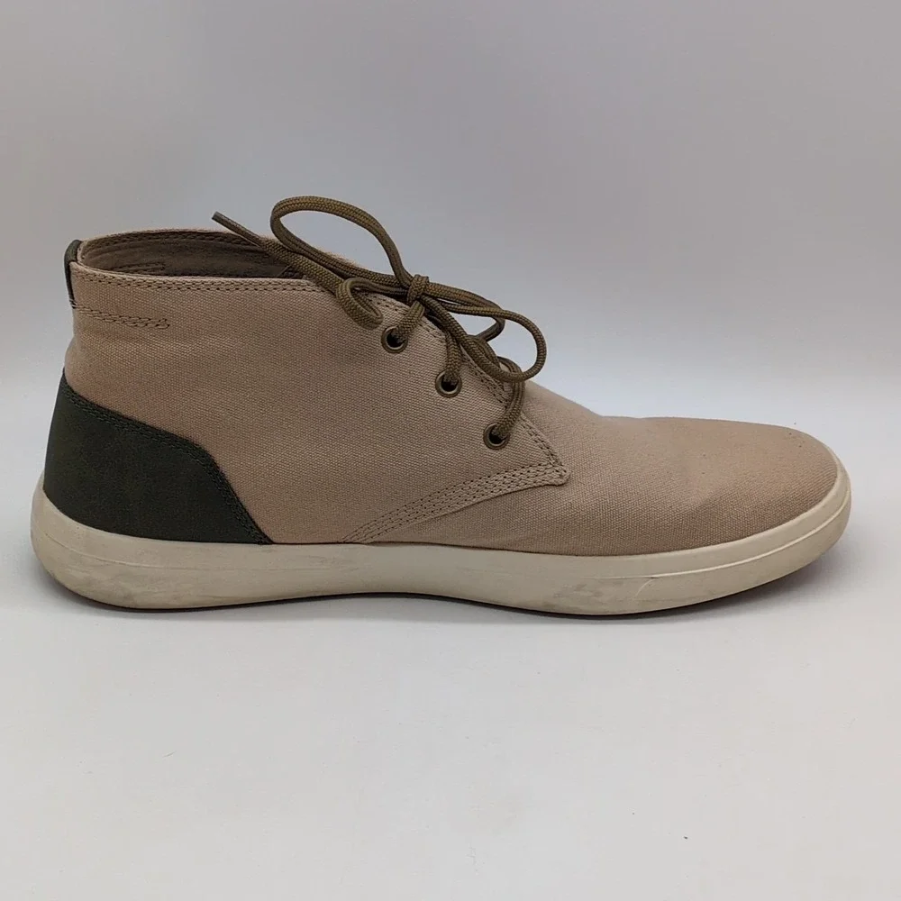 Timberland Shoes‎ Mens Earthkeepers Beige 12 Chukka Boots Tencel Travel  A5846